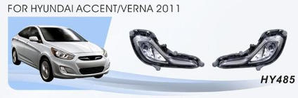 Hyundai Accent 2011-2017 Faros Antiniebla (Halógenos) foto 1