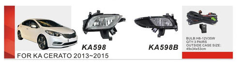 Kia Cerato 3 2013-2018 Faros antiniebla 2013-2015 (Halógenos) foto 1