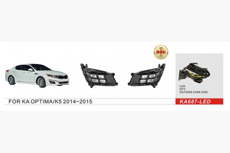Kia Optima 2010-2016 Faros antiniebla 2013-2015 (Halógenos) Image