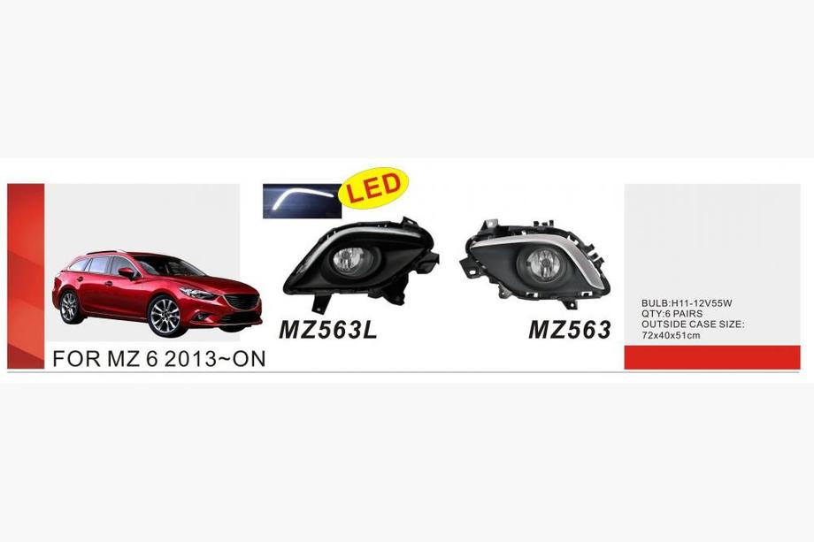 Mazda 6 2012-2024 Faros antiniebla 2013-2015 (2 uds, halógenos) Image