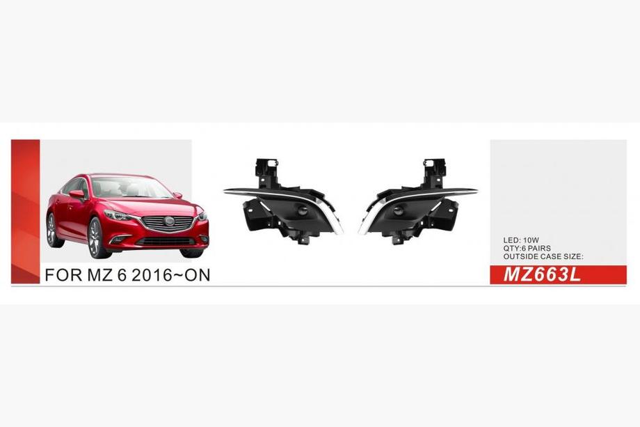 Mazda 6 2012-2024 Faros antiniebla LED 2016-2018 (2 uds) Image
