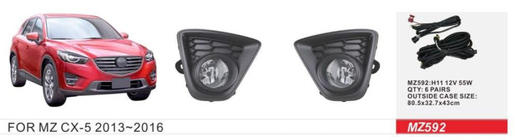 Mazda CX-5 2012-2017 Faros antiniebla (2 uds, halógenos) foto 1