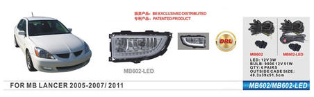 Mitsubishi Lancer 9 2004-2008 Faros antiniebla LED (2 uds) foto 1