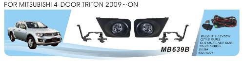 Mitsubishi L200 2006-2015 Faros antiniebla 2006-2011 (2 uds, Halógeno) foto 1