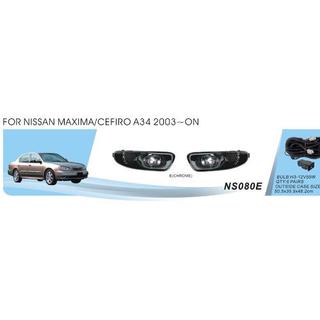 Faros antiniebla (2 uds, halógenos) Nissan Maxima 2000-2004