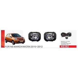 Faros antiniebla 2010-2012 (2 uds, Halógenos) Nissan Micra K13 2011-2016