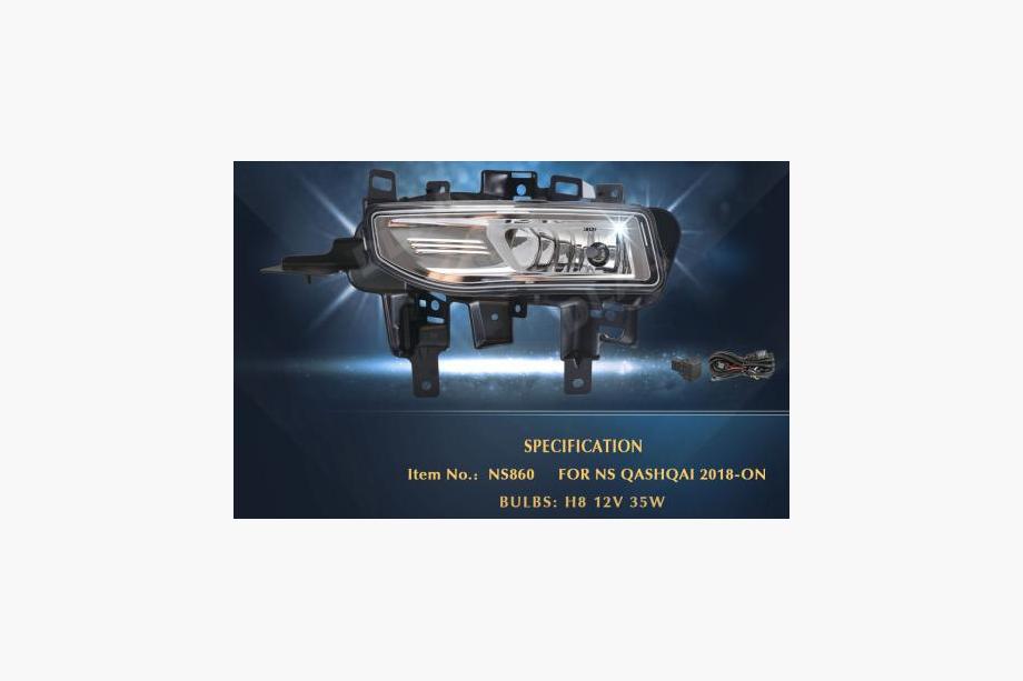 Nissan Qashqai 2014-2021 Faros antiniebla 2017-2021 (Kit completo) Image