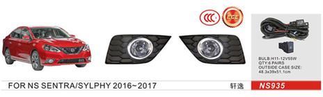 Nissan Sentra 2012-2019 Faros antiniebla 2015-2019 (Kit completo) foto 1