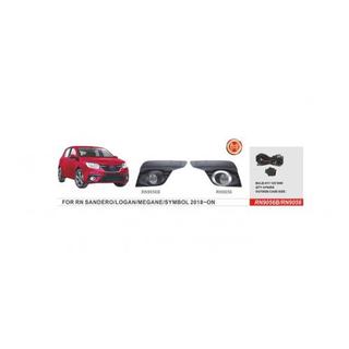 Faros antiniebla 2018-2021 (2 uds, Halógenos) Renault Logan II 2013-2022