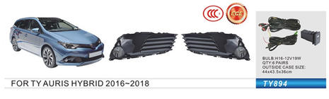 Toyota Auris 2012-2018 Faros antiniebla Hibryd 2015-2018 (2 uds, Halógenos) foto 1
