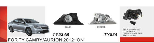Toyota Camry 2011–2017 Faros antiniebla EU-Type 2011-2014 (2 uds, Halógenos) foto 1