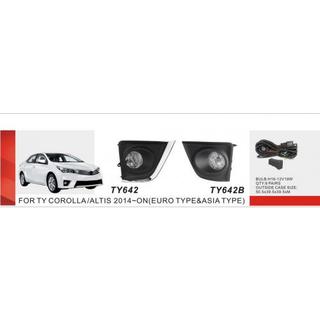 Faros antiniebla 2013-2016 (2 uds, Halógenos) Toyota Corolla 2013-2019 foto 2