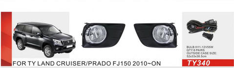 Toyota Land Cruiser Prado 150 2009-2023 Faros Antiniebla 2010-2013 (2 uds, Halógenos) foto 1