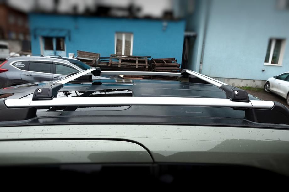 Peugeot Partner Tepee 2008-2018 Barras de techo para rieles con llave Skybar V1 (juego de 2) Foto 2
