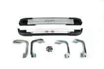 Volkswagen Crafter 2006-2016 Estribos Laterales DOT-Line detrás de la rueda (2 uds., Aluminio) Larga foto 3