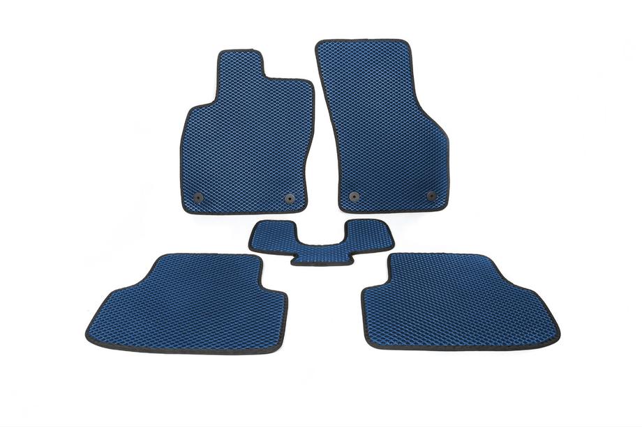 Audi A3 2012-2020 Alfombrillas EVA (Azules) Image
