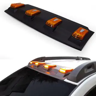 Visera de parabrisas V2 (LED) Renault Duster 2018-2024 foto 1