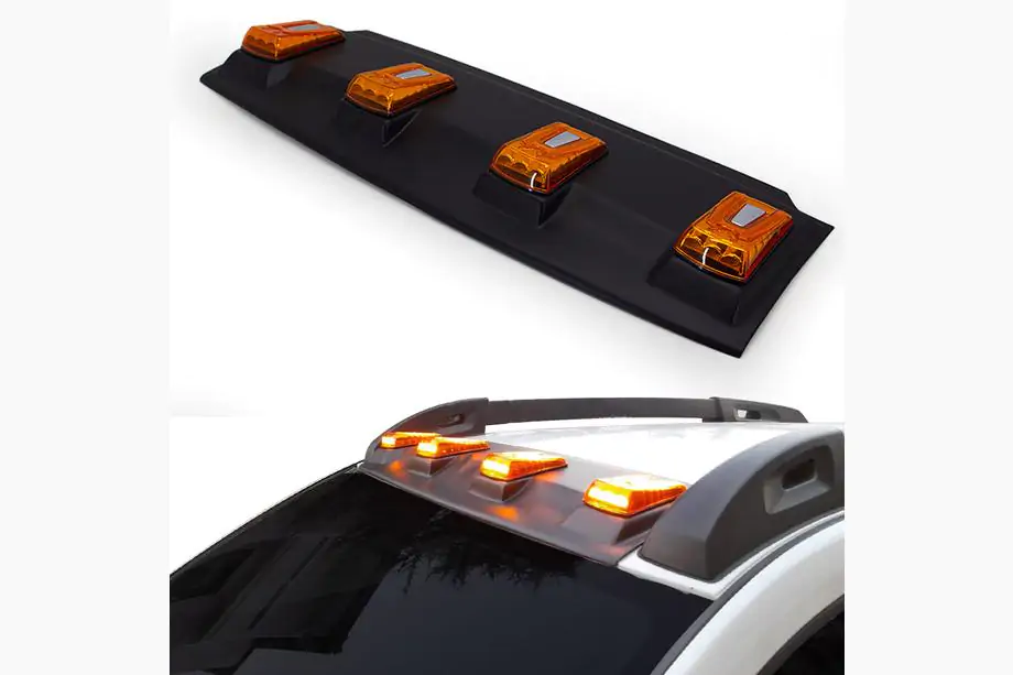 Renault Duster 2018-2024 Visera de parabrisas V2 (LED) Image