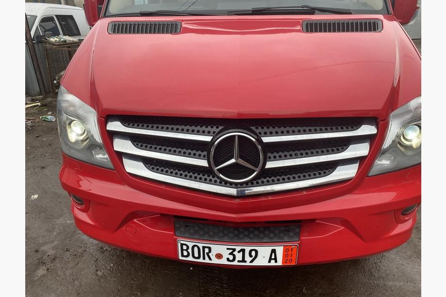 Mercedes Sprinter W906 2006–2018 ¡Oferta! Cubiertas de parrilla (2013↗, acero inoxidable) Foto 1