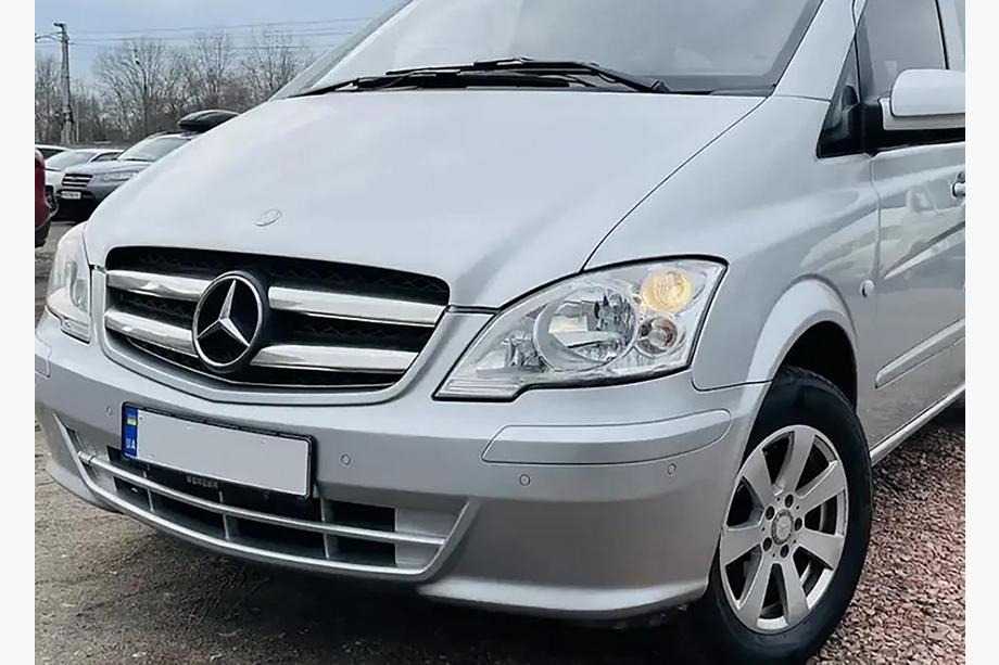 Mercedes Vito W639 2004-2014 Cubiertas de moldura de parrilla 2010-2015 (acero inoxidable) Foto 3