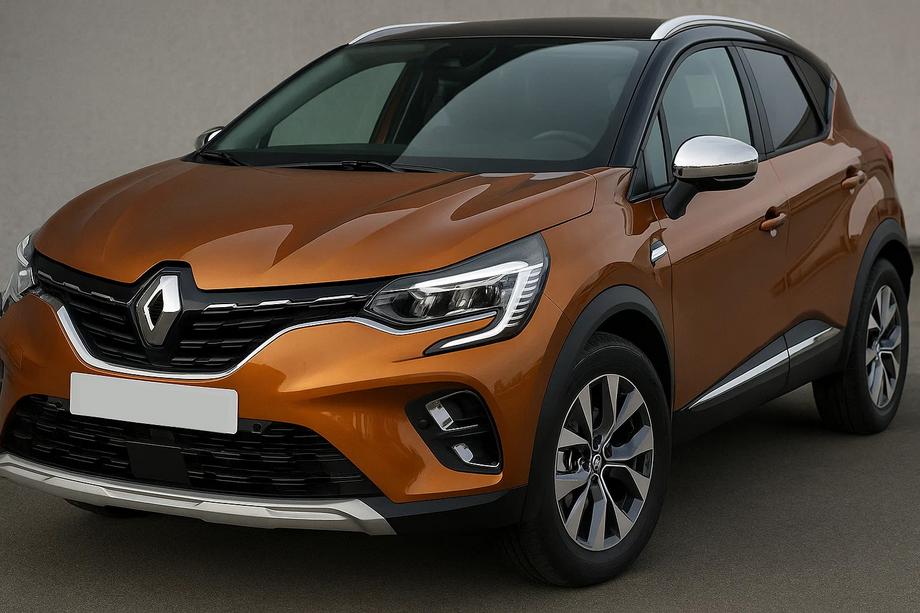 Renault Captur 2019- Cubiertas de Espejos (2 uds, Acero Inoxidable) Image
