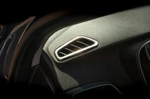 Renault Megane IV 2016-2025 Cubierta de rejilla de ventilación interior (2 uds, acero inoxidable) foto 2