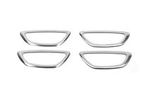 Renault Megane IV 2016-2025 Embellecedores interiores para manillas de puerta (4 uds, acero inoxidable) foto 2