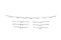 Renault Megane IV 2016-2025 Molduras protectoras de parachoques trasero 2021+ (7 uds, acero inoxidable) foto 2