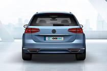 Volkswagen Passat B8 2015-2023 Moldura sobre matrícula SW (OmsaLine, acero inoxidable) foto 1