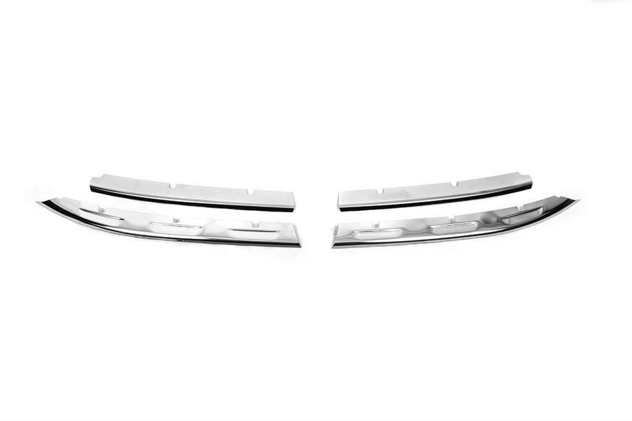 Volkswagen Tiguan 2016-2023 Cubiertas de parrilla 2020+ (4 uds, acero inoxidable) OmsaLine - Acero Inoxidable Italiano Foto 2