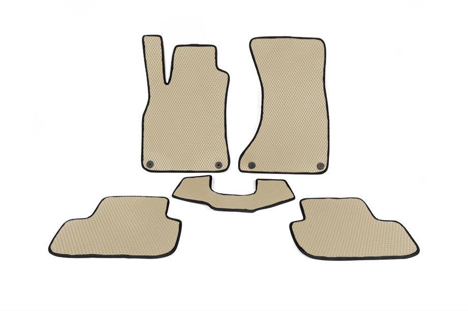 Audi A4 B8 2007-2015 Alfombrillas EVA (Beige) Image
