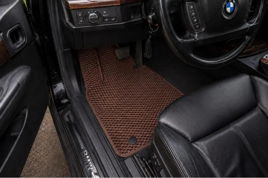 BMW 7 Series E65/66 2001-2008 Alfombrillas EVA E65 Marrón Image