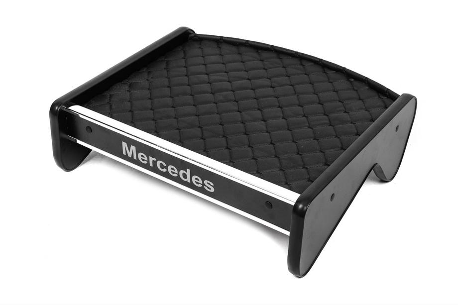 Mercedes T2 (507-814) 1967-1996 Estante para salpicadero (Negro con costura negra) Image