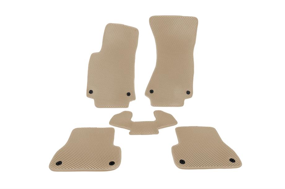Audi A6 C7 2011-2017 Alfombrillas EVA (Beige) Image