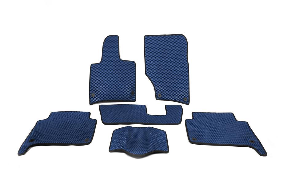 Audi Q7 2005-2015 Alfombrillas EVA (Azules) Image