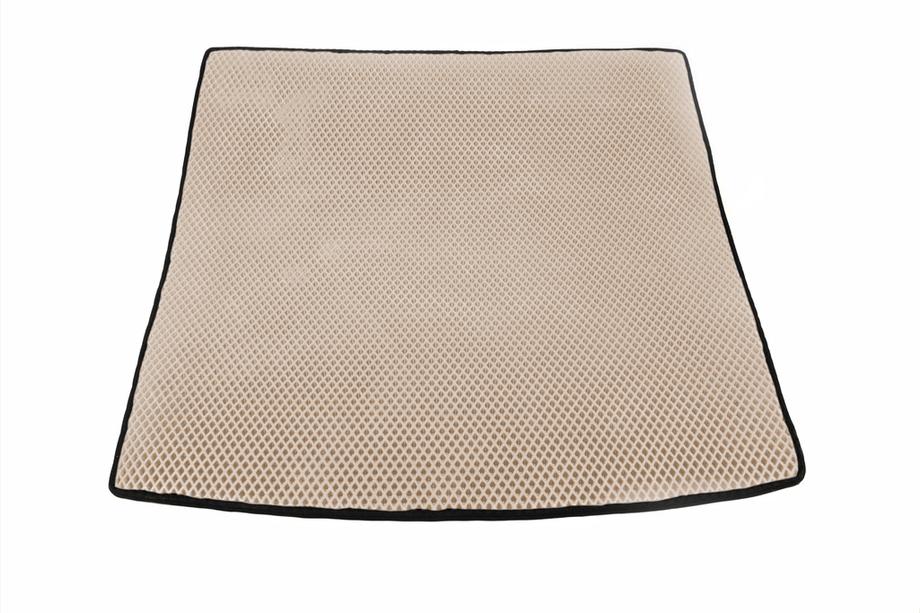 Audi Q7 2005-2015 Alfombrilla de maletero (EVA, Beige) (5 plazas) Image