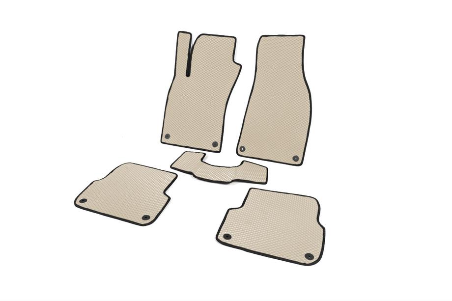 Audi A6 C6 2004-2011 Alfombrillas EVA (beige, sedán) Image