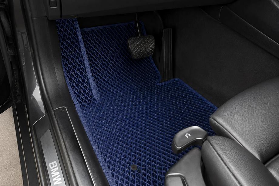 BMW 3 Series E46 1998-2006 Alfombrillas EVA (Azules) Image