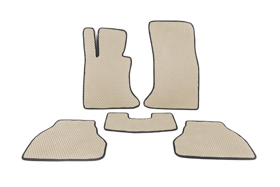 BMW 5 Series E60/E61 2003-2010 Alfombrillas EVA (Beige) Image