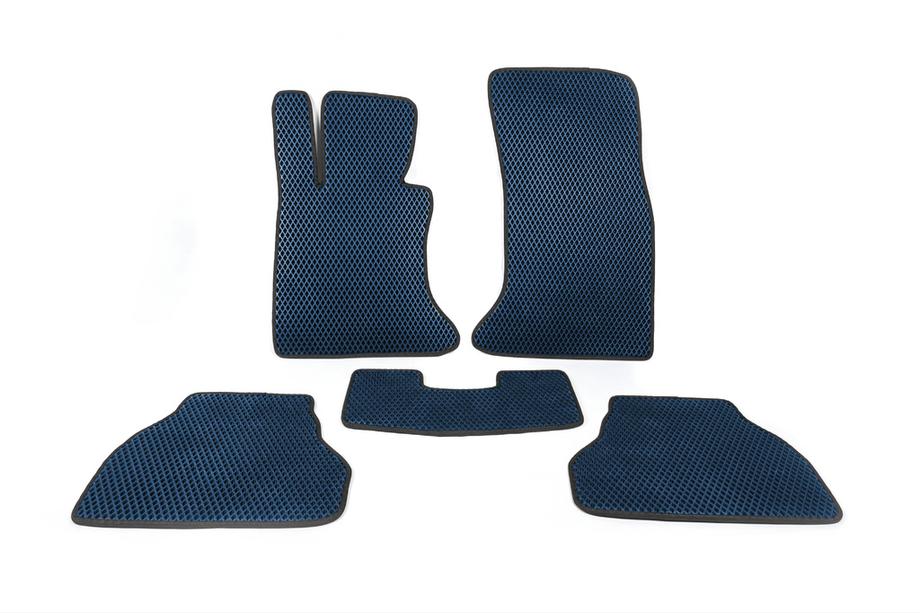 BMW 5 Series E60/E61 2003-2010 Alfombrillas EVA (Azules) Image