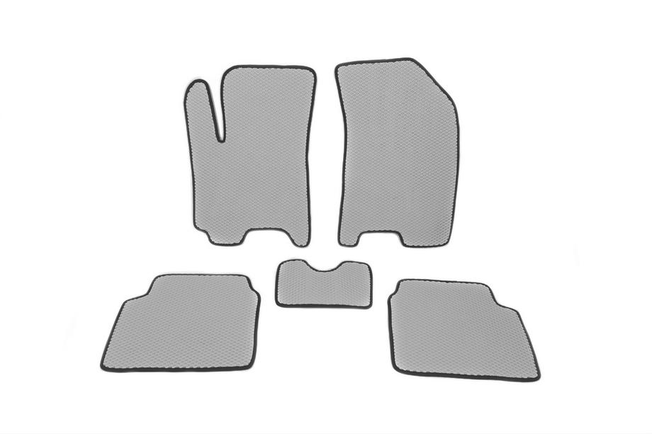 Chevrolet Aveo T200 2002-2008 Alfombrillas EVA (Gris) Image
