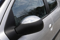 Peugeot 1007 2005–2009 Cubiertas de Espejos (2 uds, Acero Inoxidable) foto 1