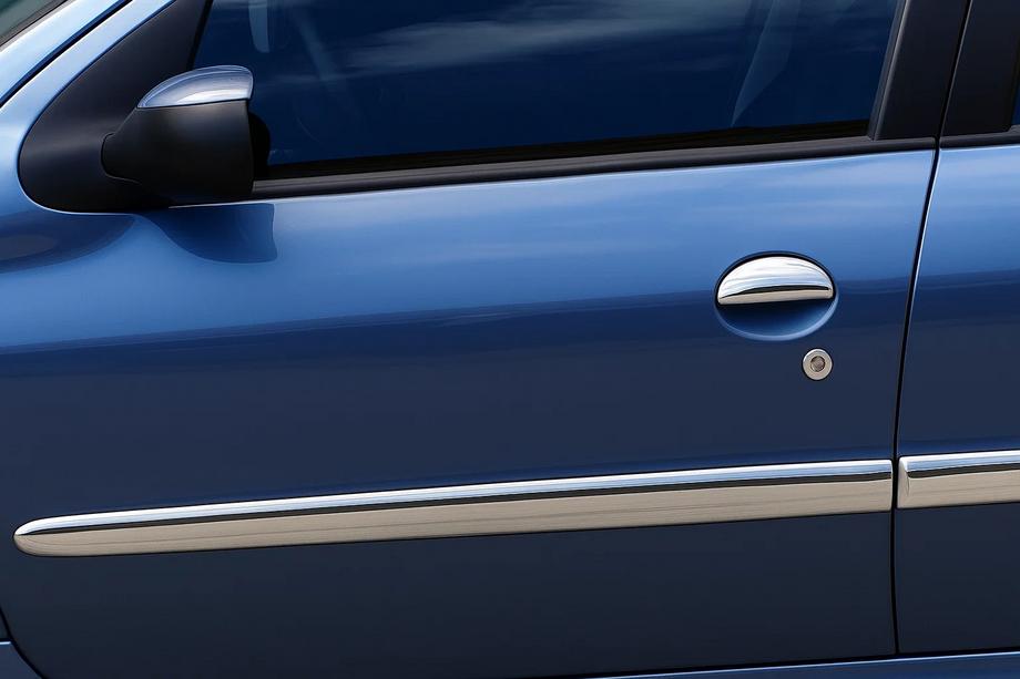 Peugeot 206 1998-2024 Molduras de Puerta Acero Inoxidable (4 uds) Image