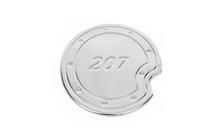 Peugeot 207 2006–2014 Cubierta cromada para tapa de combustible (acero inoxidable) foto 1