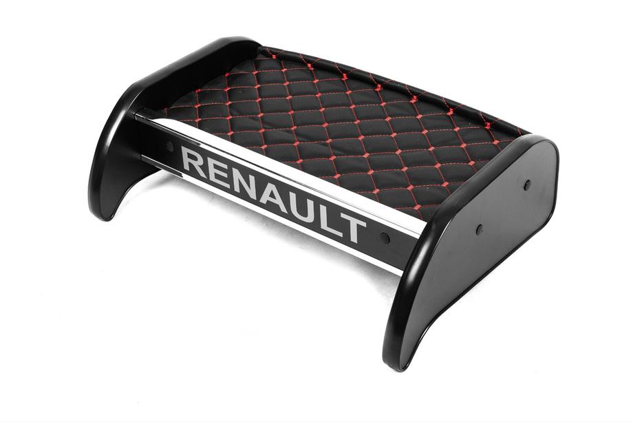 Renault Kangoo 2008–2020 Estante para salpicadero (Negro con costura roja) Image