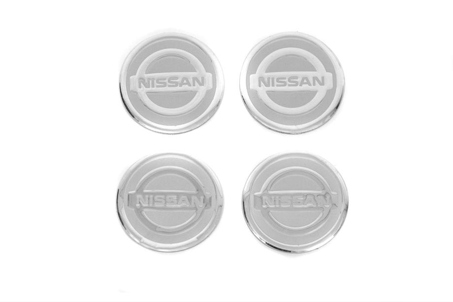 Nissan Pegatinas para Tapacubos de Llantas V2 60mm (4uds) Image