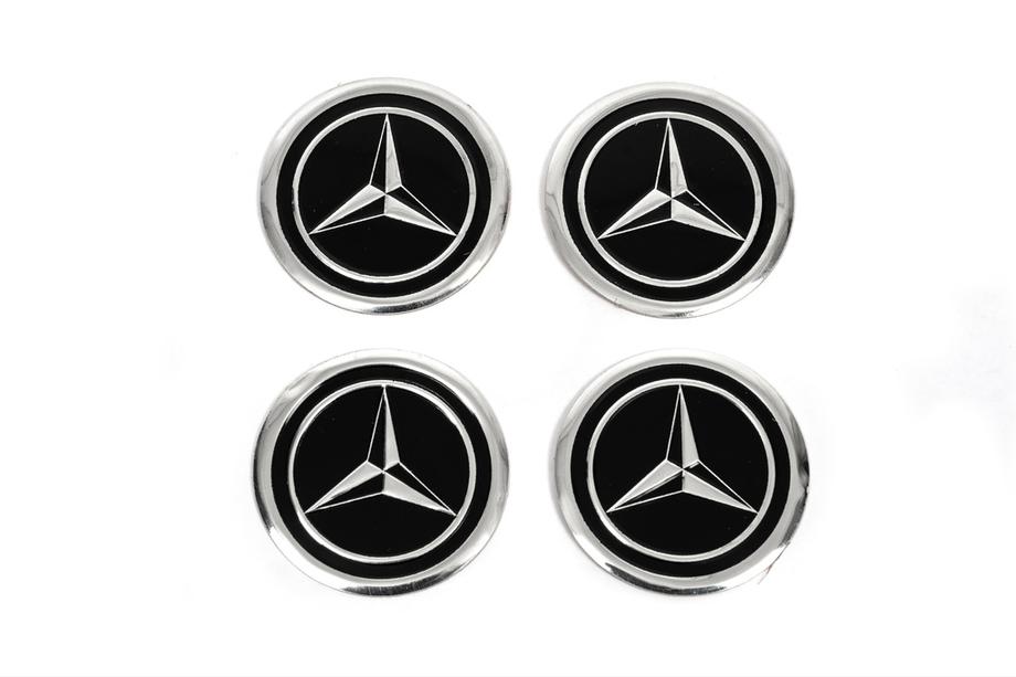 Mercedes-Benz Pegatinas para tapas de llantas V1 60mm (4uds) Image
