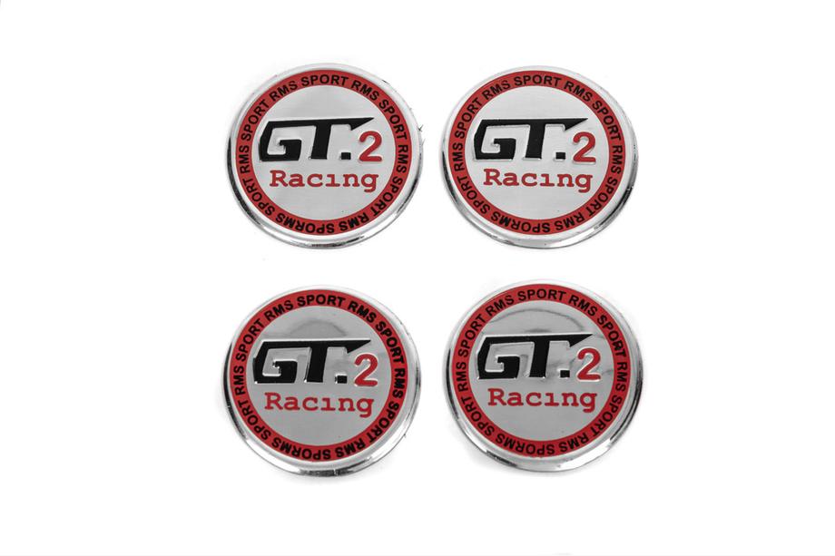 Pegatinas para tapacubos centrales GT2 V2 60mm (4uds) Foto 1