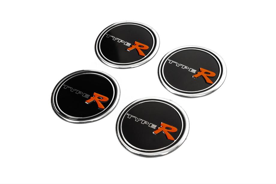 Pegatinas para tapacubos centrales TypeR V1 60mm (4uds) Image