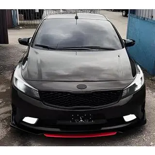Splitter delantero universal Niken Red (ABS) foto 2